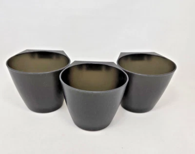 Ikea 5" Negro Plástico Organizador Tazas Montaje para Pared Rejilla - Juego de 3 #20383 Foto 1 de 4