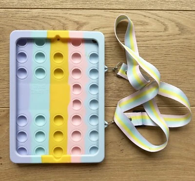 Pop It Bubble Fidget Case For iPad - 9.7 with Lanyard - Image 1 of 4