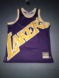 Mitchell & Ness Los Angeles Lakers Big Face Swingman Trikot lila gelb LARGE - Bild 1 von 11