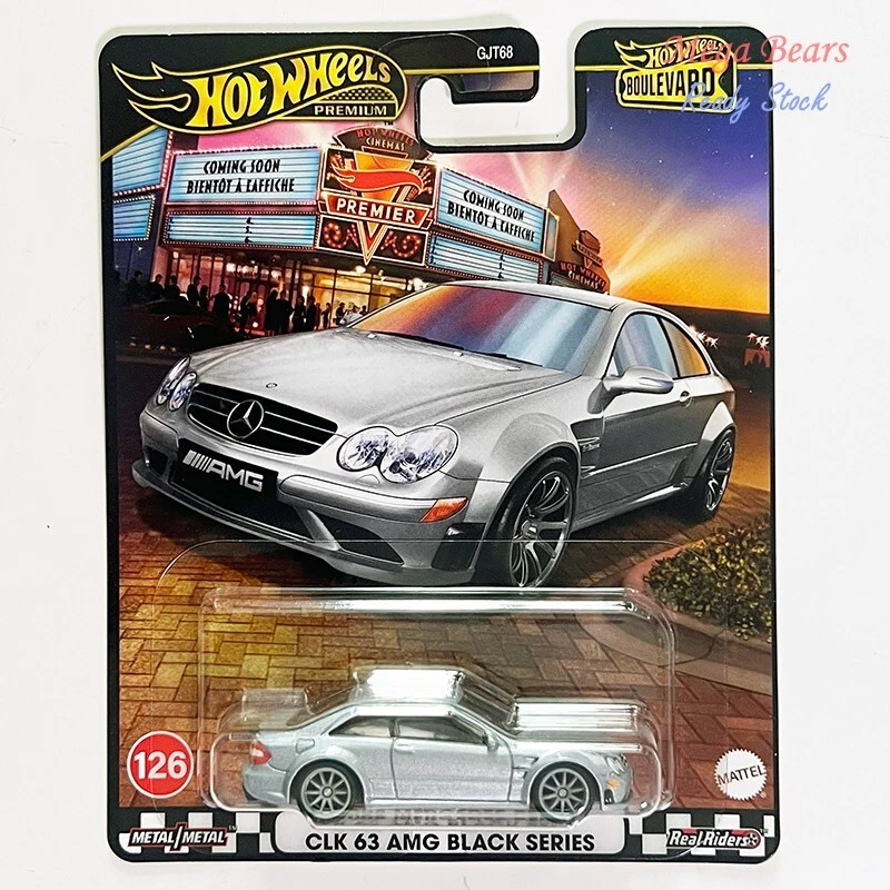 Hot Wheels Premium Boulevard #126 2008 Mercedes-Benz CLK 63 AMG Black Series NEW - Image 1 of 1