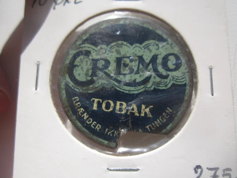 DENMARK 10 ORE CREMO TOBAK Cover