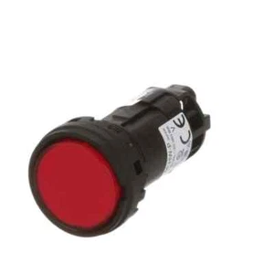 IDEC HW1P-1FQD-R-24V LED Indicator Light Flush Red Panel Mount - Picture 1 of 9
