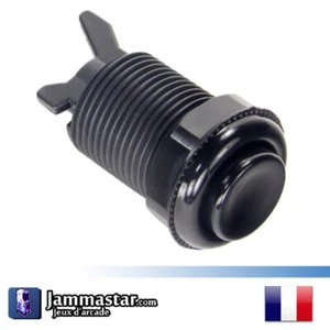 Boutons arcade vissable 28mm - Push Buttons - Noir - Black - Picture 1 of 3