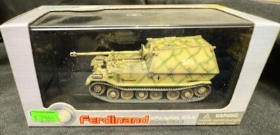 DRAGON ARMOR FERDINAND SPZ.JG.ABT.654 KURSK 1943 1/72 #60024 WWII Retired New - Image 1 of 4