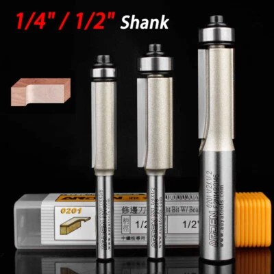 Nutenfräser Oberfräse Bündigfräser 1/4" 1/2" Schaftfräser Holzfräser Nutfräsen - Bild 1 von 4