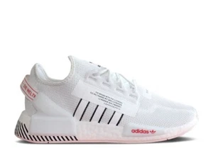 adidas Originals NMD R1 V2 ‘JD Exclusive’ White/Black/Red HQ6629 Men's Size 8 - Picture 1 of 15