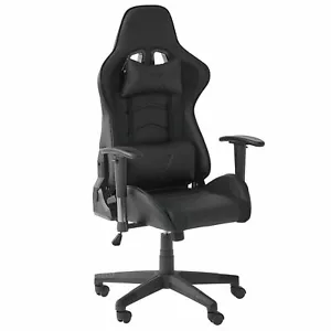 X Rocker eSports Alpha Faux leather Ergonomic Office Gaming Chair - Black - USED - Picture 1 of 5