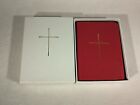 Vintage The Book of Common Prayer 1979 Seabury Bonded Leather Red #7130 ~ Nowy w pudełku