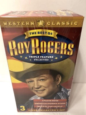 Roy Rogers 3 Set VHS Movies NIB Apache Rose Under Calf. Stars Bell of San Angelo - Image 1 of 4