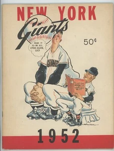 1952 New York Giants Yearbook with Willie Mays, etc. - Picture 1 of 3
