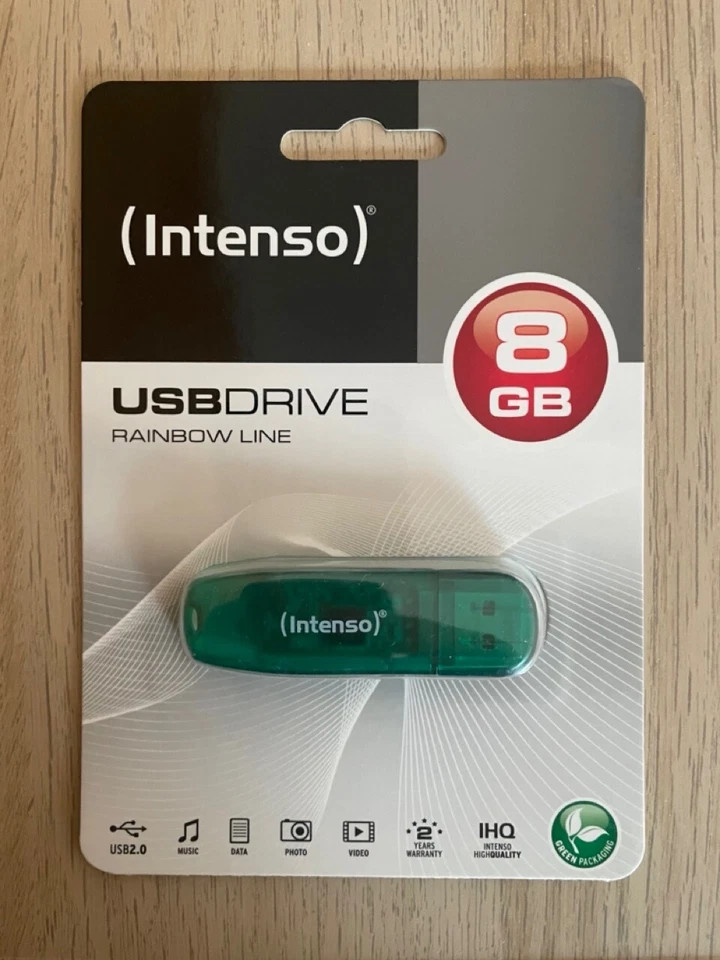 CLE USB Rainbow Line 8 Go Intenso - Photo 1/1