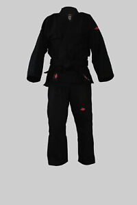 KANKU NEW Black Jiu jitsu uniform, 550 gram Gold Weave, Bjj gi for Adult, Kids