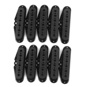 Guitar Pickup Bobbins 48mm Pole Spacing 10pcs Black - Picture 1 of 6