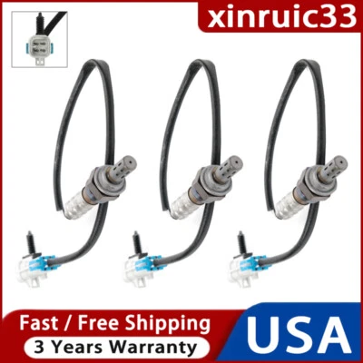 Sensores de oxígeno 3 piezas para Chevrolet 2003-2005 Blazer 2003 2004 S10 camioneta 4,3 L V6 Foto 1 de 4