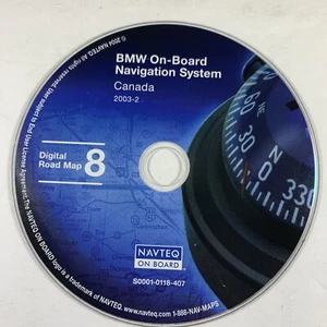 BMW On Board Navigation System Canada 2003-2 S0001-0118-407 Map 8 - Picture 1 of 4