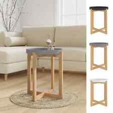 Coffee Table Round End Table Sofa Table Engineered Wood Solid Wood Pine vidaXL