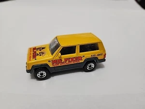 Vintage matchbox Toy Car Mr. Fixer Jeep Cherokee Yellow Diecast Retro 4x4 - Picture 1 of 6