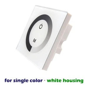 wall mounted Touch Panel Controller glass panel dimmer switch single color RGB - Picture 1 of 12