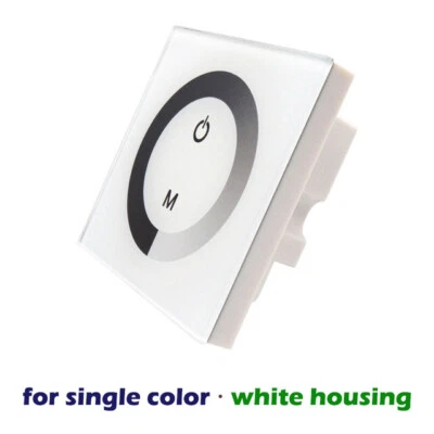 wall mounted Touch Panel Controller glass panel dimmer switch single color RGB - Image 1 of 4