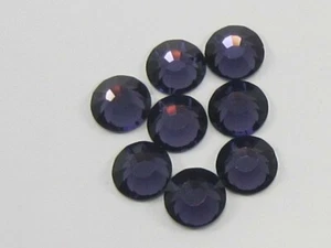 16ss DEEP TANZANITE (viva) PRECIOSA FLATBACK Rhinestones 1gr. - Picture 1 of 1