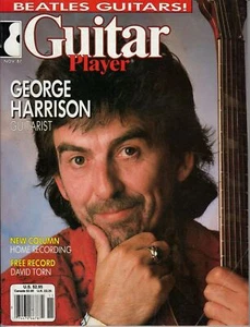 Guitar Player Magazine November 1987 George Harrison Beatles Anres Segovia - Picture 1 of 2