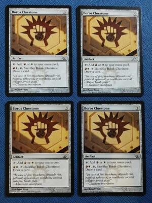 MTG 4x Boros Cluestone x4 NM Dragon's Maze Magic Playset Pauper Artifact - Image 1 of 2