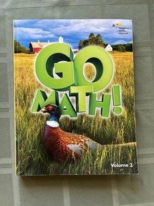 Student Edition Volumes 1-2 Grade 5 2016 Go Math! by Houghton Mifflin Harcourt - Picture 1 of 2