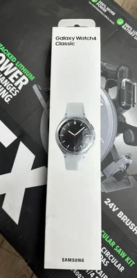 Samsung Galaxy Watch 4 Classic 46mm -Stainless Steel SM-R890 Silver NEW! - Image 1 of 2