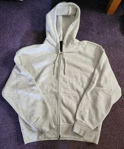 H&M Zip Hoodie Fleece Oversize Fit Boxy Men's M - Picture 1 of 4