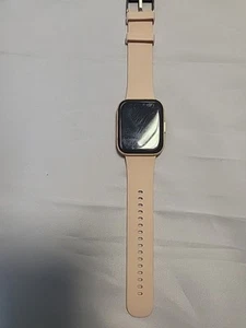 Smartwatch / zegarek fitness, różowy pasek, bez ładowarki, tak wymieniony jako części zamienne / naprawy - Zdjęcie 1 z 9