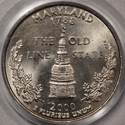 2000-P Maryland State Quarter PCGS MS-66 - Old Series Holder! - Image 1 of 4