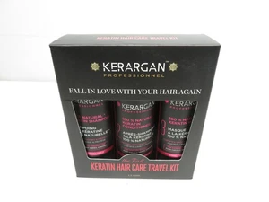 KERARGAN KERATIN HAIR CARE TRAVEL KIT - SHAMPOO, CONDITIONER, & MASK - NEW ** - Picture 1 of 8