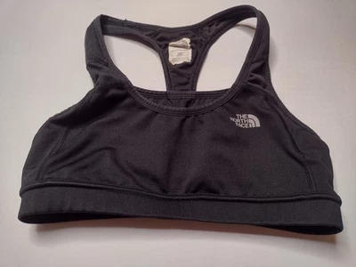 Sutiã esportivo The North Face preto médio sem fio racerback corrida ioga B18 - Imagem 1 de 2