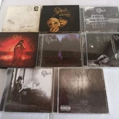 OPETH JOB LOT OF CD/DVD ALBUMS x 8 ALL LISTED VARIED CONDITIONS FREE UK P+P LOOK - Imagem 1 de 4