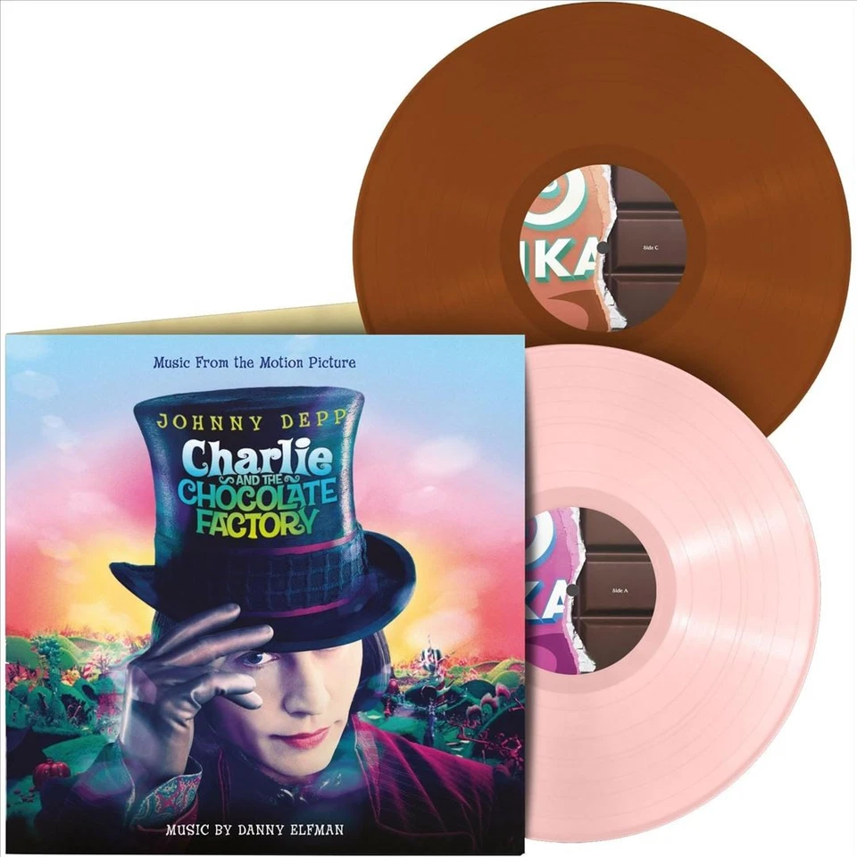 OST CHARLIE AND THE CHOCOLATE FACTORY 2LPBROWNPINK OST CHARLIE AND THE CHOCOLATE - Image 1 of 1