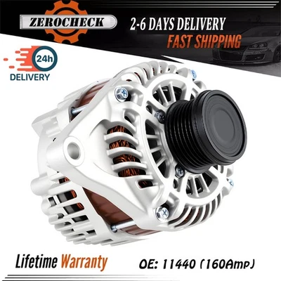 Alternator for 2009 2010 2011-2020 Dodge Journey 2.4L 160Amp 4801490AA 11440N Foto 1 de 4