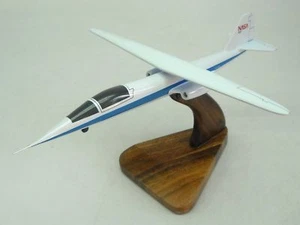 AD-1 Ala Oblicua Experimental AD1 Avión Escritorio Madera Secada al Horno Modelo Grande - Imagen 1 de 1