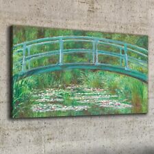 Canvas Print 100x50 The Japanese Footbridge Claude Monet Wall Art Home Decor 