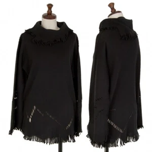 ISSEY MIYAKE FETE A-POC INSIDE Cutting Fringe High-neck Top Size 2(K-117542) - Picture 1 of 12