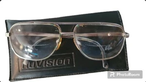 Vintage Herren Gestell Brille bifokal mit Etui - Bild 1 von 9