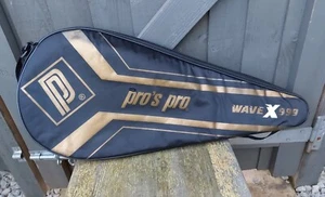 Pro's Pro Wave X 999 Tennisschläger Schwarz Gold Tragetasche Schutz L 3-4 3/8 - Bild 1 von 4