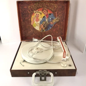 Country Western Phonograph Vanity Fair 45 Record Plyr Dolly Parton Ben Campbell - Picture 1 of 14