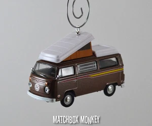 1:64 Volkswagen Samba Bus Camper Kombi VW T2 Christmas Ornament Westfalia RV T1 - Picture 1 of 10