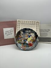Edwin Knowles Bradford Exchange Disney The Dance Of Snow White Collectors Plate