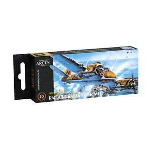 Juego de pintura esmaltada Arcus #E3008 aviones RAF sobre MTO 6 colores 10 ml para kit modelo - Imagen 1 de 14