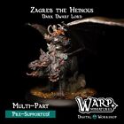 Zagreb the Heinous/Dark Dwarf Lord/Dungeons and Dragons/Warp Miniatures