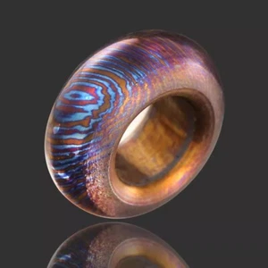 1PC Titanium PEI Zirconium Alloy Metal Spacer Bead Bracelet EDC Charm Making DIY - Picture 1 of 35