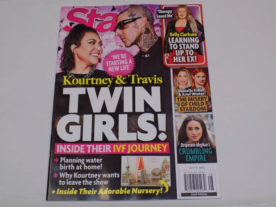Star Magazine Jul 2023 Kourtney Kardashian Travis Barkley Danielle Fishel Meghan - Imagem 1 de 1