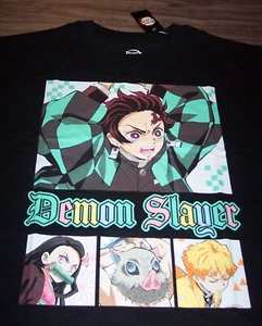DEMON SLAYER Kimetsu No Yaiba T-Shirt Mens 2XL XXL NEW w/ tag Anime - Picture 1 of 4