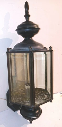 QUALITY VINTAGE ANTIQUE COLONIAL STYLE CARRIAGE WALL MOUNT OCTAGON PORCH LIGHT Cover